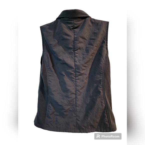 COLUMBIA size Large vest with fleece collar and sides. - Picture 2 of 5